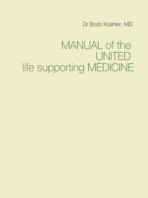 cover image of Manual of the United life supporting Medicine